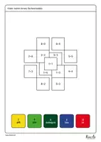 Vorschau - Arbeitsblätter - Rechenmandala - Addition bis 10 - Seite 3