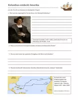 Vorschau - Arbeitsblätter - Arbeitsblatt + Quellen: Die Entdeckung Amerikas durch Christoph Kolumbus - Seite 1