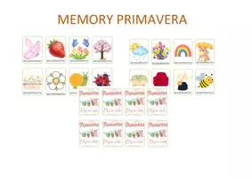 Vista previa - Juegos / Gamificación - MEMORY- PRIMAVERA @ELEGISERMAESTRA - Portada