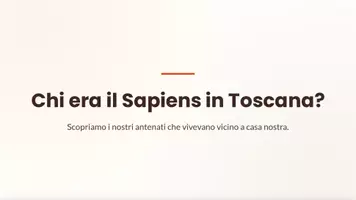 anteprima - Programmi scolastici / Materiali per docenti - Tesori della Toscana -Alla scoperta dell'Uomo di Monteriggioni e del del Monte Amiata - Pagina 1
