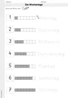 Vorschau - Arbeitsblätter - Das Jahr | Monate Wochentage Jahreszeiten - Seite 3