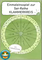 Vorschau - Spiele - Einmaleins Klammerkreis 5er-Reihe*Multiplikation - Deckblatt
