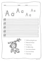 Vorschau - Arbeitsblätter - 3fach differenzierte Buchstabeneinführung Aa, Ff, Ii, Dd - Seite 1