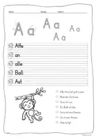 Vorschau - Arbeitsblätter - 3fach differenzierte Buchstabeneinführung Aa, Ff, Ii, Dd - Seite 2