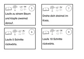 Vorschau - Spiele - Leseaufträge für den Schulhof. Lesespiel - Seite 2