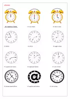 Vorschau - Arbeitsblätter - Telling the time - Arbeitsblatt - Seite 2
