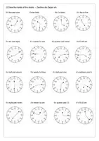 Vorschau - Arbeitsblätter - Telling the time - Arbeitsblatt - Seite 3