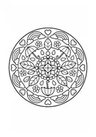 Vorschau - Anderer Materialtyp - Mandala Ausmalbilder Grundschule (10 Vorlagen) – Frühling & kreativ | kostenlos - Seite 2