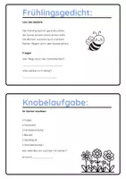 Vorschau - Arbeitsblätter - Arbeitsheft Frühling (verschiedene Aufgaben) - Seite 3