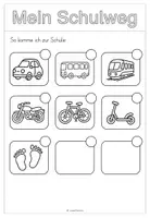 Vorschau - Arbeitsblätter - Mein Schulweg - Sachunterricht GS 1 - Seite 3