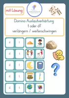 Vorschau - Spiele - Auslautverhärtung - Klasse 3-4 - Spiel - Domino - verlängern - weiterschwingen - Deckblatt