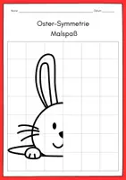 Vorschau - Arbeitsblätter - Oster Malspaß - Deckblatt