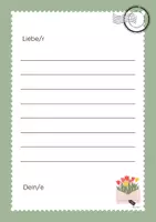 Vorschau - Arbeitsblätter - Material Nächstenliebe (Brief, Postkarte, Ausmalbild) - Deckblatt
