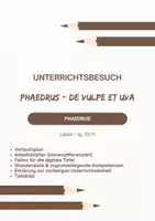 Vorschau - Stundenentwürfe - Unterrichtsbesuch: Phaedrus - de vulpe et uva - Deckblatt