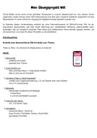 Vorschau - Arbeitsblätter - Mini-Übungsprojekt WiK 9./10. Klasse - Deckblatt