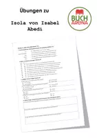 Vorschau - Arbeitsblätter - Übungen zu "Isola von Isabel Abedi" - Deckblatt