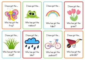 Vorschau - Spiele - I Have, Who Has? - Spring Reading Game / ESL - Seite 2