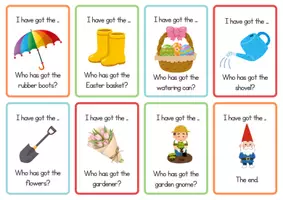 Vorschau - Spiele - I Have, Who Has? - Spring Reading Game / ESL - Seite 3