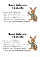 Vorschau - Mal- und Bastelvorlagen - Kombinatorik zu Ostern - Seite 1