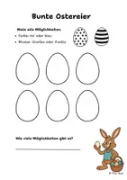 Vorschau - Mal- und Bastelvorlagen - Kombinatorik zu Ostern - Seite 2