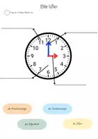 Vorschau - Arbeitsblätter - Arbeitsblätter: Uhrzeit lernen (ganze & halbe Stunden) - Seite 2