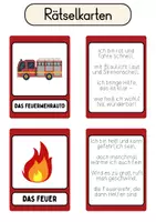Vorschau - Bildkarten - Rätselkarten | Feuerwehr | Rätsel raten - Seite 2