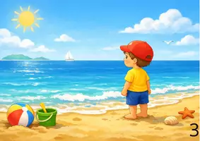 Aperçu - Cartes / Images - Les vacances à la mer d'Emilien - Page 2