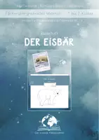 Vorschau - Arbeitsblätter - Rätselheft Eisbär Tatzenstufe 1 (1. bis 2. Klasse) - Deckblatt