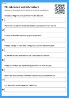 Vorschau - Arbeitsblätter - PC Training im digitalen Lateinunterricht - Seite 3