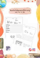 Vorschau - Arbeitsblätter - 3fach differenzierte Buchstabeneinführung Mm, Oo, Ll, Bb - Deckblatt