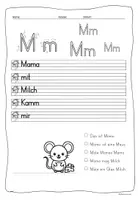 Vorschau - Arbeitsblätter - 3fach differenzierte Buchstabeneinführung Mm, Oo, Ll, Bb - Seite 2
