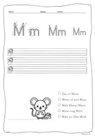 Vorschau - Arbeitsblätter - 3fach differenzierte Buchstabeneinführung Mm, Oo, Ll, Bb - Seite 3