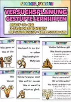 Vorschau - Arbeitsblätter - Experimentplanung Chemie – gestufte Lernhilfe & Bewertungsbogen - Deckblatt