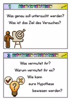 Vorschau - Arbeitsblätter - Experimentplanung Chemie – gestufte Lernhilfe & Bewertungsbogen - Seite 1