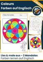 Vorschau - Arbeitsblätter - Englisch Mandalas Bundle – Zahlen & Farben | Lesen & Ausmalen - Seite 1
