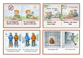 Vorschau - Arbeitsblätter - Kommasetzung & Groß- Kleinschreibung Bedeutungsunterschiede - Seite 1