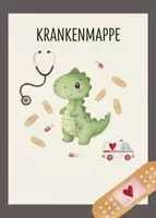 Vorschau - Mal- und Bastelvorlagen - Krankenmappe Dino | Dinoklasse - Seite 2