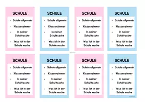 Vorschau - Spiele - Englisches Material (Vokablen, Bingo, Vokabelliste, Memo-Karten) - Seite 1