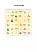 Voorbeeld - sudoku thema lente (niveau 4x4 en 6x6) - Pagina 2