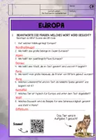 Vorschau - Arbeitsblätter - Kontinente | Einheit 7: Europa | mit Lösungen | PDF & PPTX - Seite 3