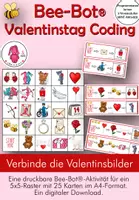 Vorschau - Anderer Materialtyp - Bee-Bot® Bodenmatte Aktivität zum Valentinstag - Deckblatt