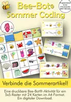 Vorschau - Spiele - SOMMER Bee-Bot ® MAT | Programmieren, Robotik & Informatik | Vorschule & Grundschule - Deckblatt