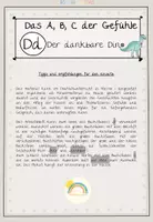 Vorschau - Arbeitsblätter - Buchstabe D: A, B, C der Gefühle - Seite 1