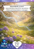 Vorschau - Arbeitsblätter - Gedichtanalyse Klasse 9/10, Eduard Mörike - „Er ist’s“ - Deckblatt