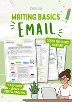 Vorschau - Arbeitsblätter - Writing Basics - E-Mail (Step-By-Step-Anleitung, Worksheets & mehr!) - Deckblatt