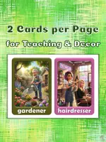 Попередній перегляд - 46 Jobs Flashcards | 2 Sizes - Сторінка 1