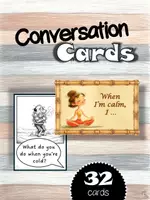 Попередній перегляд - 32 Feelings Conversation Cards | Questions & Sentence Starters | Printable Speaking Activity - Обкладинка