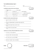 Vorschau - Arbeitsblätter - Test: Conditional Sentences Type 2 - Seite 3