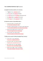 Vorschau - Arbeitsblätter - Test: Conditional Sentences Type 2 - Seite 1