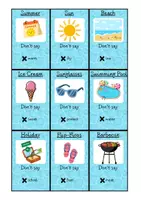 Vorschau - Bildkarten - Don't Say It Summer Englisch Sek I 5-10 differenziert - Seite 3